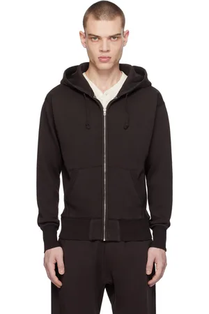 Ralph Lauren Pull à capuche noir à glissière