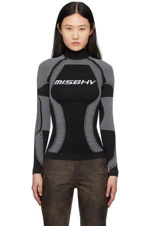 MISBHV Haut de sport noir et blanc