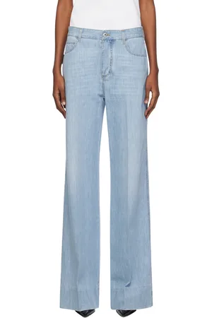 Bottega Veneta Jean ample bleu