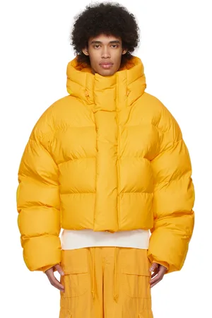 Entire Studios Blouson matelassé MML jaune rembourré en duvet