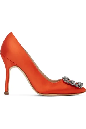 Manolo Blahnik Escarpins Hangisi orange
