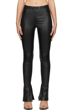 Alexander Wang Legging ajusté noir en cuir