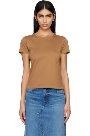 Frame Micro t-shirt brun clair