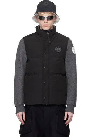 Canada Goose Veste Garson noire rembourrée en duvet - Black Label