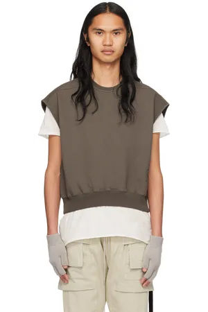 Rick Owens Pull molletonné Tatlin gris