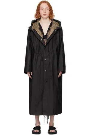 DRIES VAN NOTEN Parka hydrofuge noir