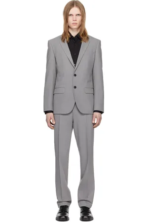 HUGO BOSS Complet ajusté gris