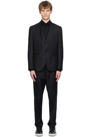 HUGO BOSS Complet ajusté noir