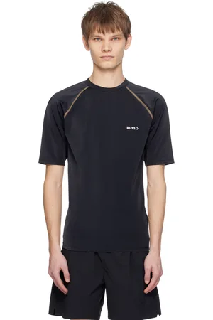 HUGO BOSS T-shirt à manches raglan noir