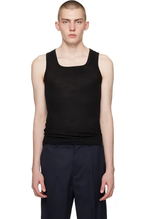 Filippa K Débardeur semi-transparent noir