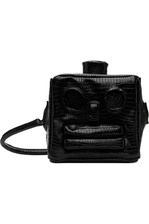 DOUBLET Petit sac en forme de tête de robot noir
