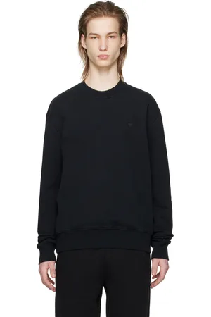 Ami Pull molletonné noir à logo Ami de cœur