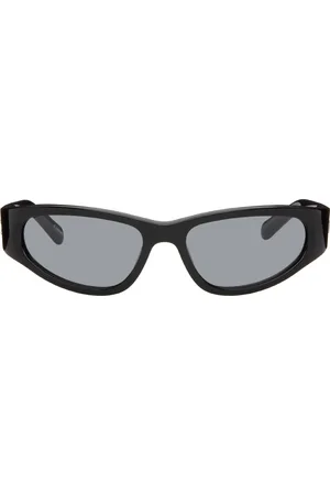 CHIMI Lunettes de soleil étroites noires