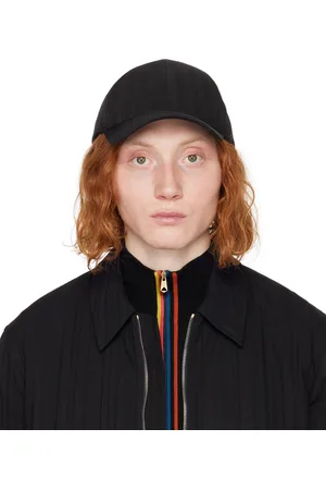 Paul Smith Casquette noire à rayures Shadow