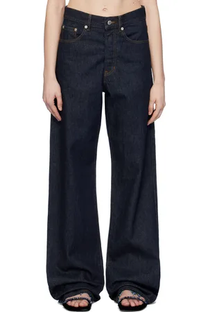 DRIES VAN NOTEN Jean indigo à cinq poches