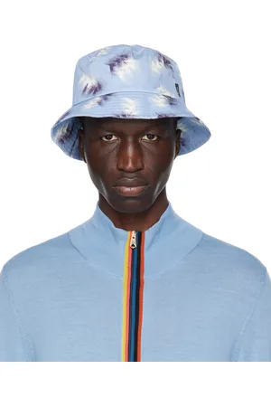 Paul Smith Chapeau bob bleu à motif Sun Flare
