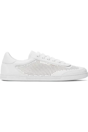 Dolce & Gabbana Baskets Saint Tropez blanches en cuir de veau