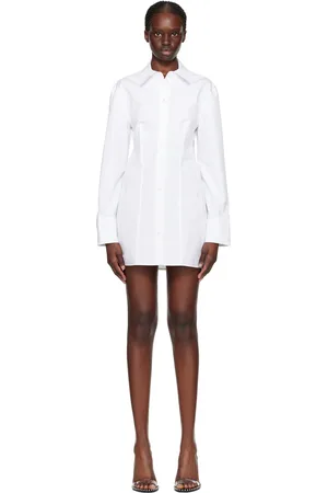 Alexander Wang Robe courte blanche à panneaux