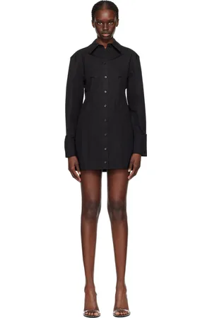 Alexander Wang Robe courte noire à panneaux