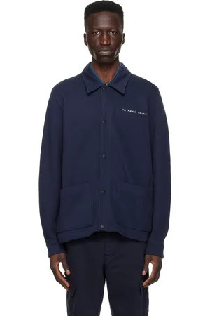 Paul Smith Blouson bleu marine à boutons-pression