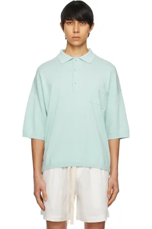 COMMAS Polo à manches courtes bleu