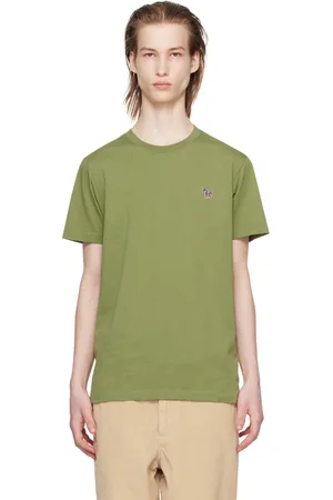Paul Smith T-shirt kaki à logo de zèbre