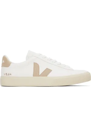 Veja Baskets Campo blanc et beige en cuir