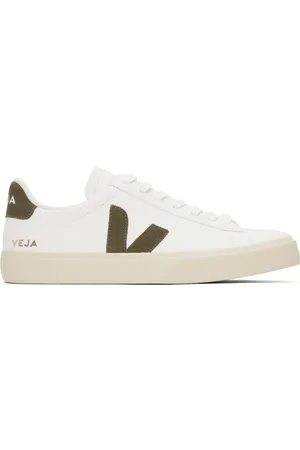 Veja Baskets Campo blanc et brun en cuir