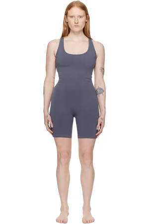 SKIMS Combinaison mi-cuisses bleue - Outdoor