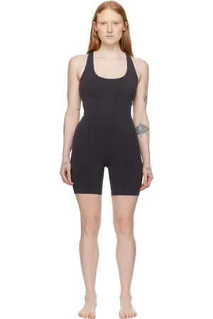 SKIMS Combinaison mi-cuisses grise - Outdoor