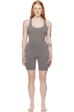SKIMS Combinaison mi-cuisses grise - Outdoor