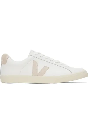 Veja Baskets Esplar blanches en cuir à logos