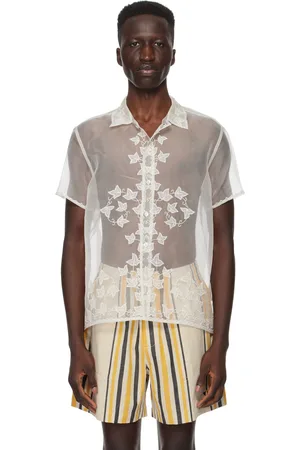 BODE Chemise blanche à appliqués floraux