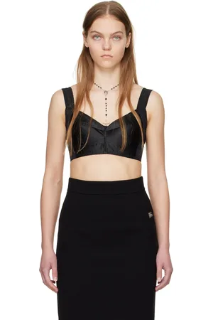 Dolce & Gabbana Haut de style corset noir