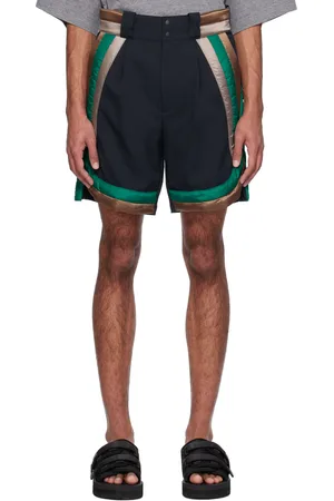 Kolor Short bleu marine à panneaux