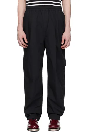 JUUN.J Pantalon noir à cordons coulissants