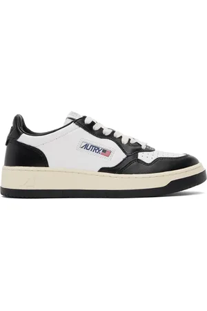 Autry Baskets basses Medalist blanc et noir
