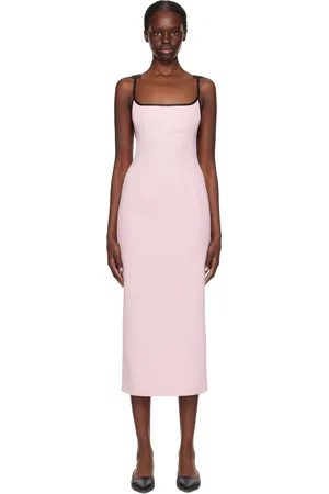 Paris Georgia Robe midi Nina rose