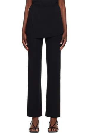Paris Georgia Pantalon noir à empiècement superposé