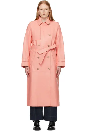 Mackage Trench Gael-V rose en cuir