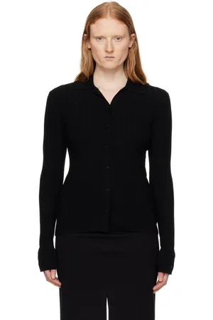 Filippa K Cardigan noir à col classique