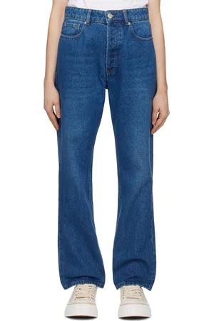 Ami Jean bleu à taille basse