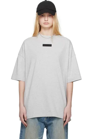 FEAR OF GOD T-shirt gris à col ras du cou