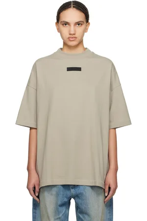 FEAR OF GOD T-shirt gris à col ras du cou