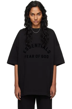 FEAR OF GOD T-shirt noir à col ras du cou