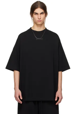 FEAR OF GOD T-shirt noir à col ras du cou