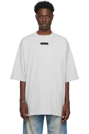 FEAR OF GOD T-shirt gris à col ras du cou