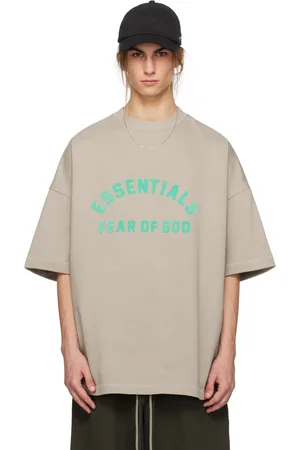 FEAR OF GOD T-shirt gris à col ras du cou