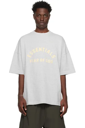 FEAR OF GOD T-shirt gris à col ras du cou