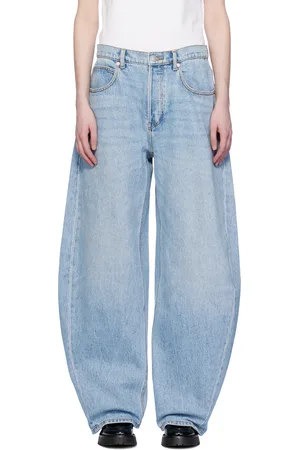 Alexander Wang Jean surdimensionné bleu